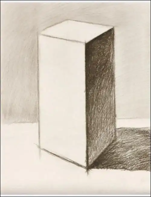 零基础素描教程分步骤讲解长方体素描画法简单易学快学习