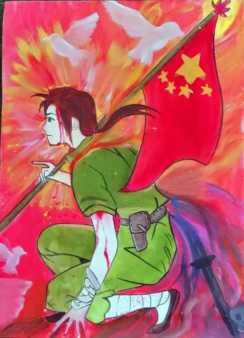 祖国"——绘画,手抄报 写美篇从古到今,爱国主义一直是永恒的教育主题