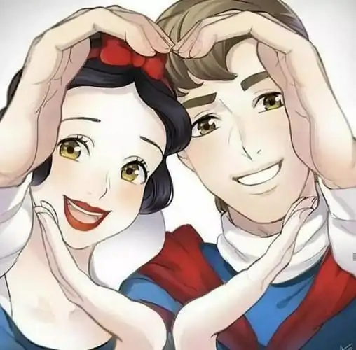 迪士尼公主比心头像这次带着王子玩愿吃狗粮的各位新年都脱单