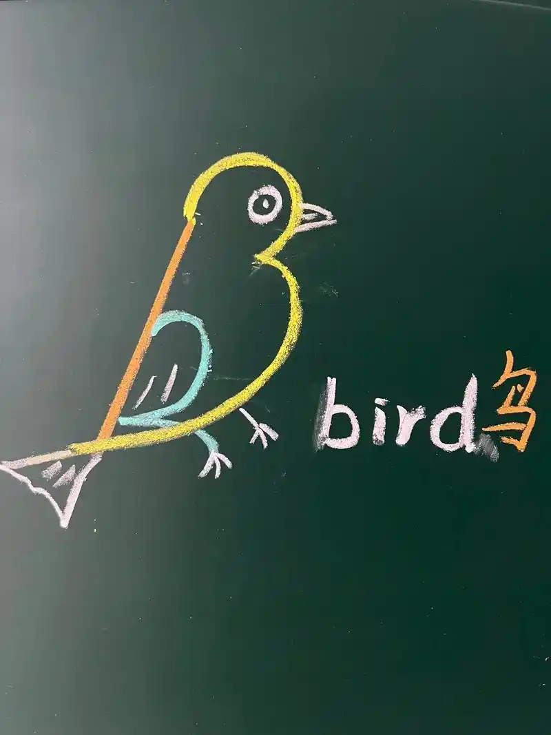 用数字123画bird(鸟)秒会#一学就会系列 #简笔画 # - 抖音