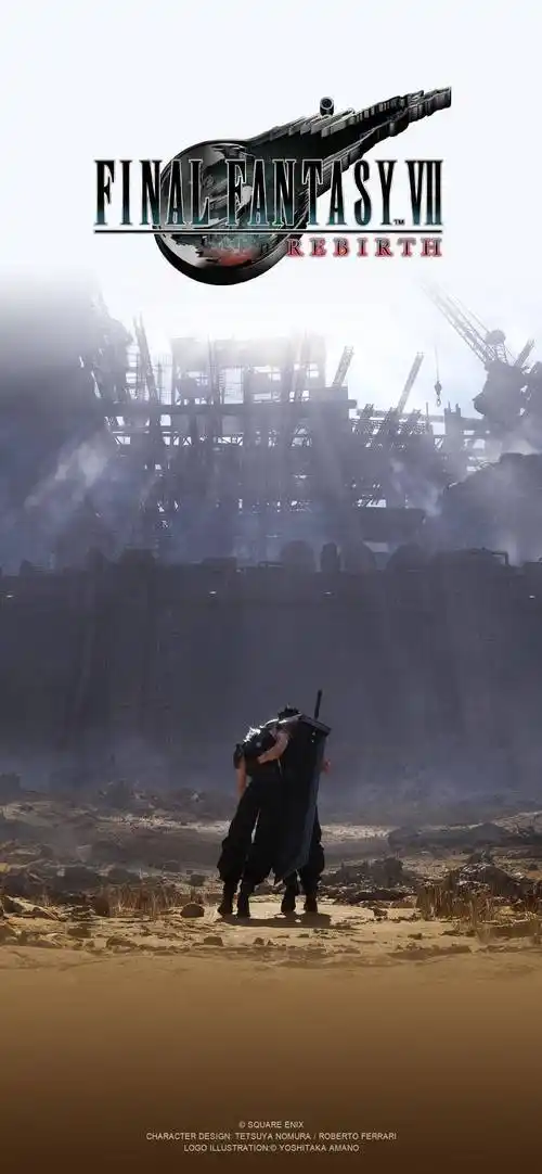 《最终幻想7》原版发售27周年 square enix公布两款新壁纸_重生_平台