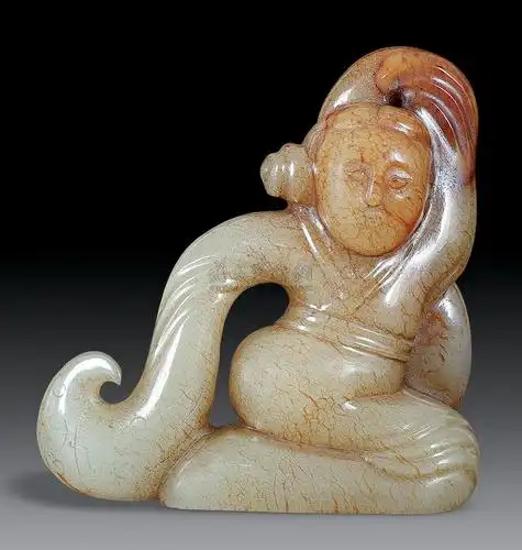 0458 汉代 白玉舞人