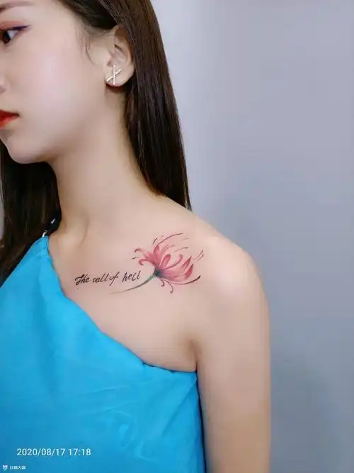 彼岸花_纹身图案手稿图片_名垒的纹身作品集