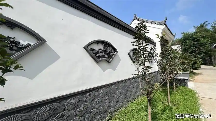 新中式庭院门楼围墙设计让生活在城市的人羡慕不已