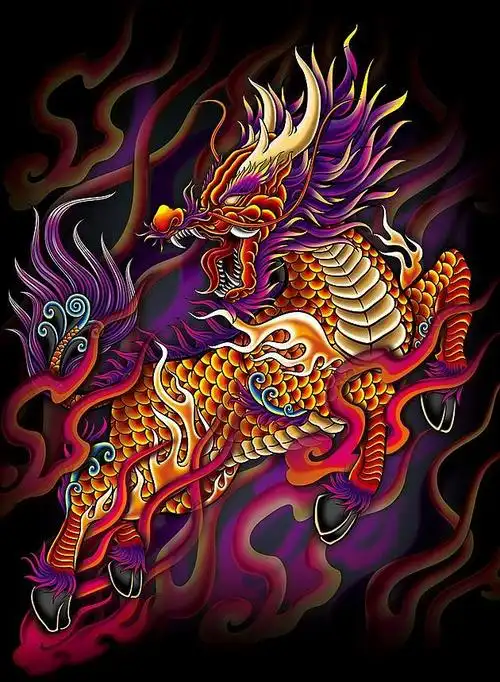 神兽麒麟怎么画图片?麒麟怎么画神兽?-图片大观-奇异网