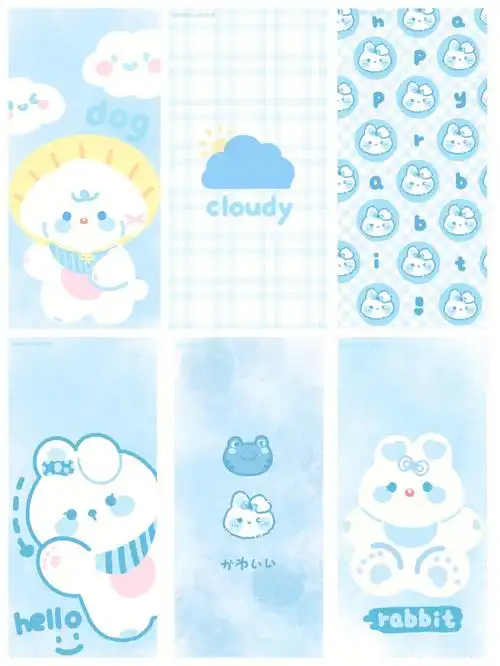 壁纸分享  #procreate  #蓝色系壁纸  #壁纸  #全屏壁纸  #高清壁纸