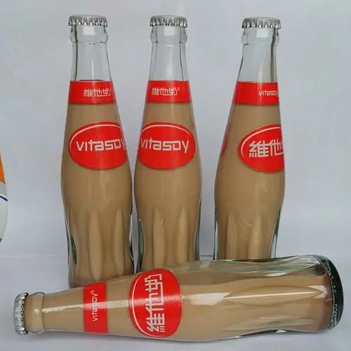 特价维他奶 玻璃瓶_维他奶巧克力味豆奶饮料236ml整箱24瓶玻璃瓶装