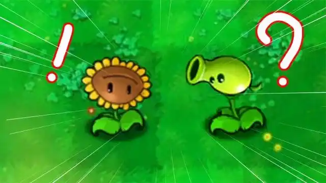 向日葵:豌豆射手你怎么把头装反了?僵尸看了要笑死!