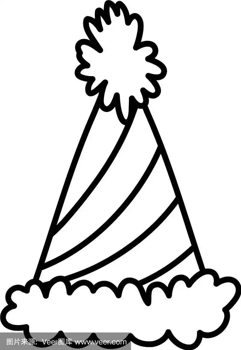 线党帽滑稽装饰风格