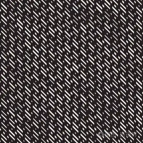 黑色和白色不规则虚线图案现代抽象矢量无缝背景混沌的矩形条纹拼接