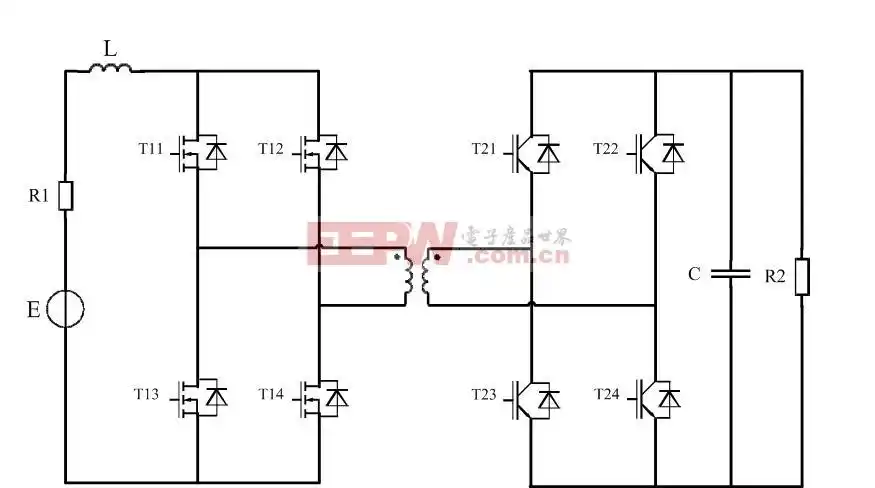 双向dcdc变换电路图
