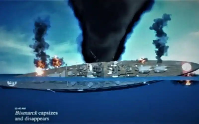 俾斯麦号沉没过程全还原记录自制字幕