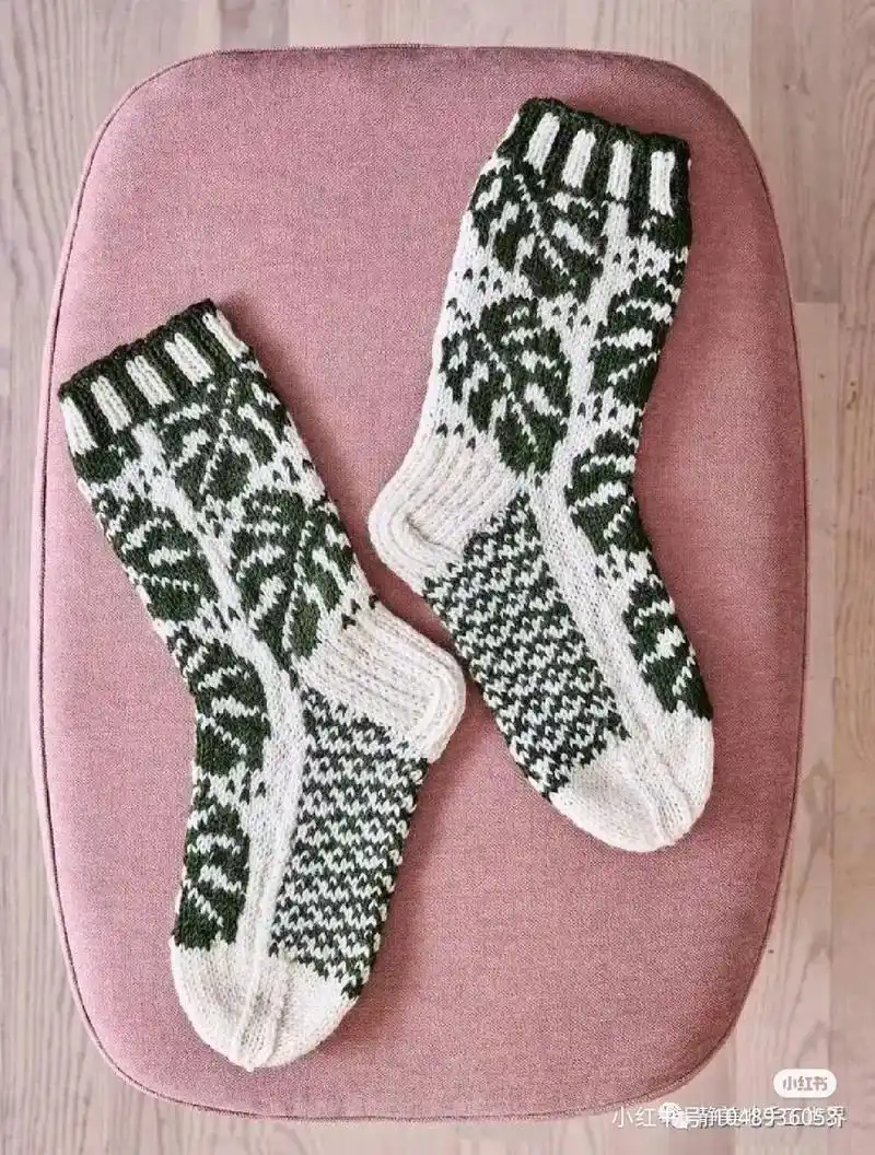 棒针编织 袜子图解分享 - 抖音