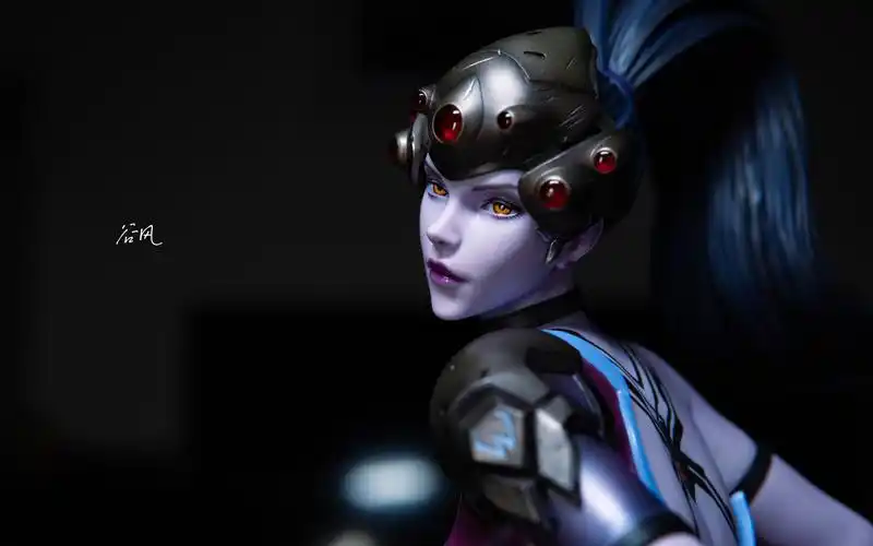 【开箱】蜂鸟 守望先锋黑百合雕像