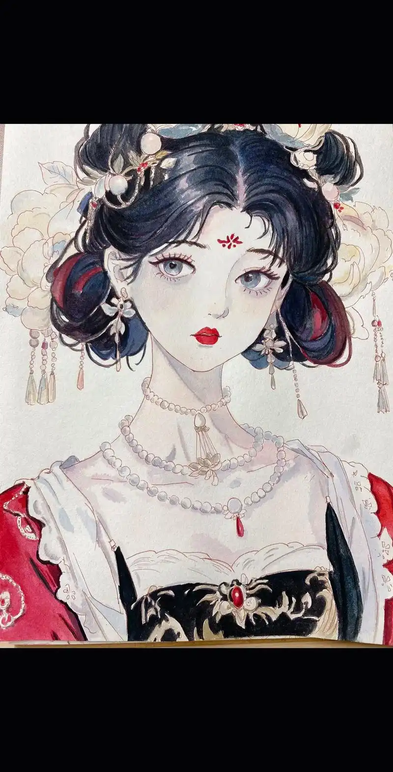 水彩人物练习,断断续续好几天了,终于挤时间画完了,还有很多地 - 抖音