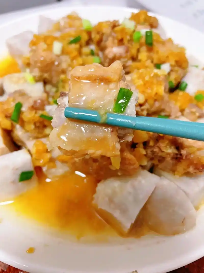 香芋蒸排骨|上桌就被秒光 好吃到停不下来.香芋软糯 排骨嫩滑 - 抖音