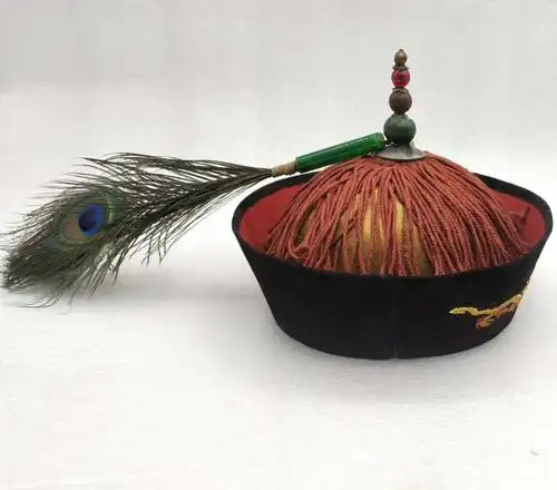 拍卖品 清代官帽一顶,尺寸细节如图, 重253g,保真包老,支持权威机构