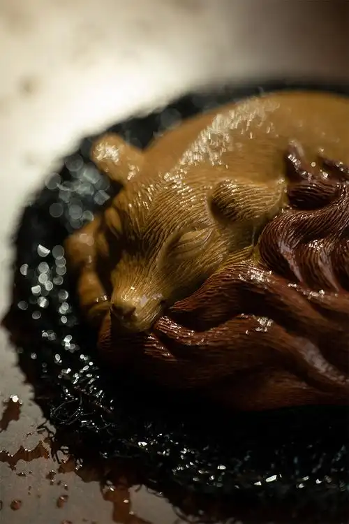 宜兴紫砂茶宠狐狸摆件九尾灵狐雕塑创意茶盘装饰配件茶具厂家批发