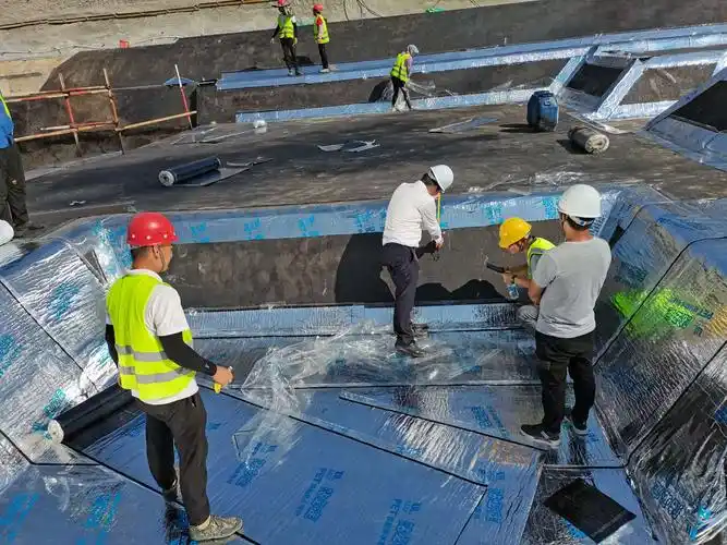 启航佳境二期项目组织防水卷材施工样板验收