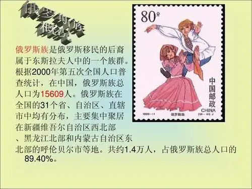 俄罗斯族简介ppt