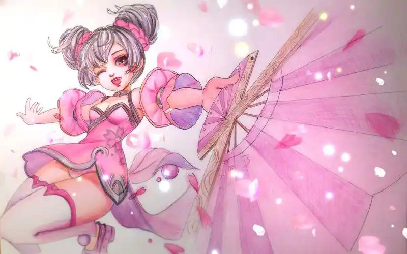 王者荣耀小乔手绘