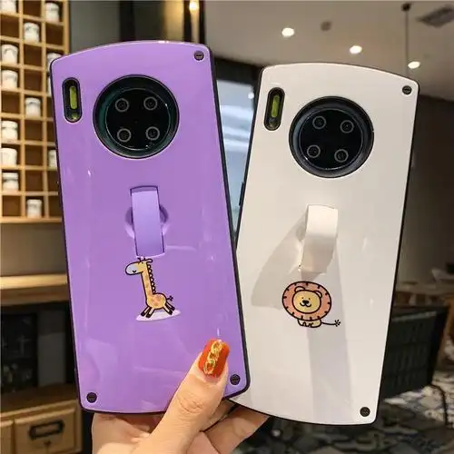 椭圆形狮子华为mate30手机壳女可爱全包防摔mate30pro硅胶真智力