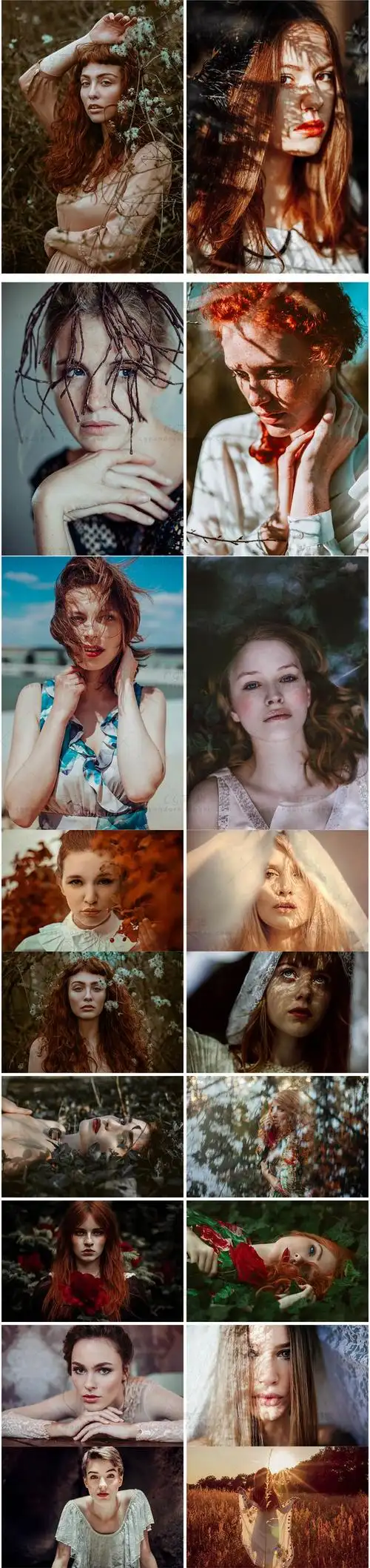 安妮霍夫曼 人物肖像艺术摄影集 欧美光影临摹参考 美术绘画参考-淘宝