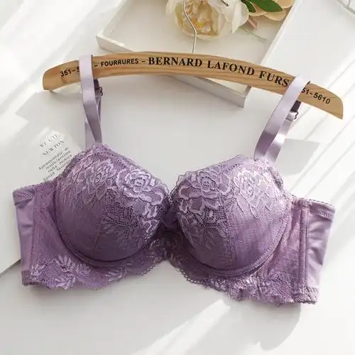 大码7595bc三排聚拢女士上托舒适罩杯薄款钢圈文胸