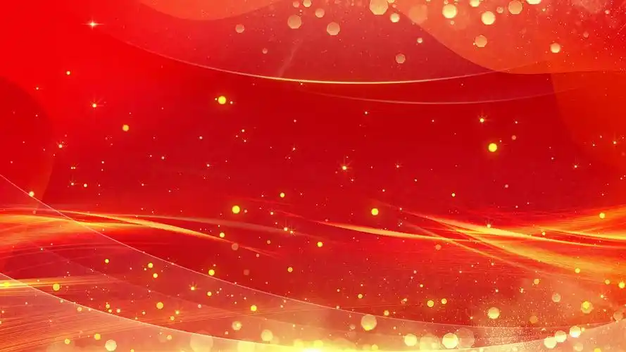 朗诵4k红色大气国庆节金色粒子上升视频背景ae模板国庆节国庆节背景