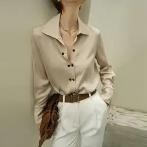 香槟色衬衫丝图片