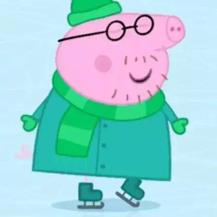 猪爸爸是佩奇和乔治的爸爸,会开车,也会做饭qaq