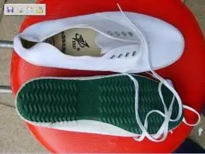 网鞋中文名白网鞋是80至90年代流行的一种白色帆布鞋面橡胶鞋底的球鞋