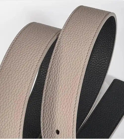 原厂原装无头皮带男真皮不带头打孔带身纯牛皮无扣男士裤腰带带条不带