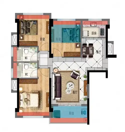 浦上大桥桥头堡碧桂园十里江湾南北通透端头户