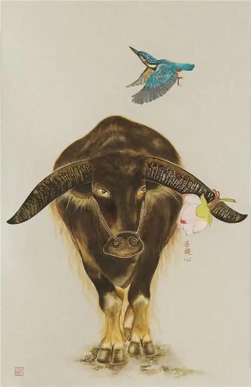 程澄画牛:形色无胜者_水牛