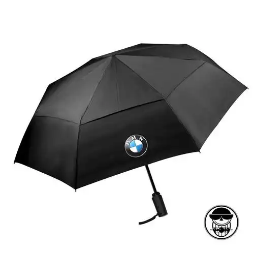 适用于用品自动伸缩带车标雨伞4s店奔驰奥迪路虎大众丰田本田福特别克