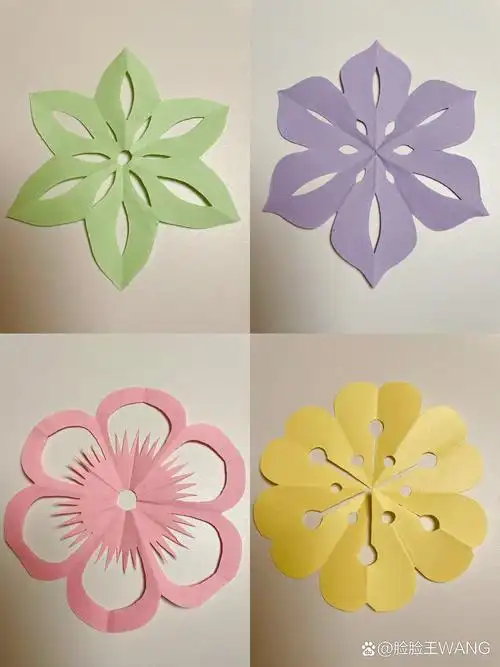 剪纸教程(10)-春天的小花94