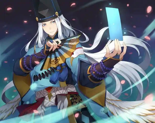 阴阳师 安倍晴明 画师:eugene 木又 本作…-堆糖,美好生活研究所