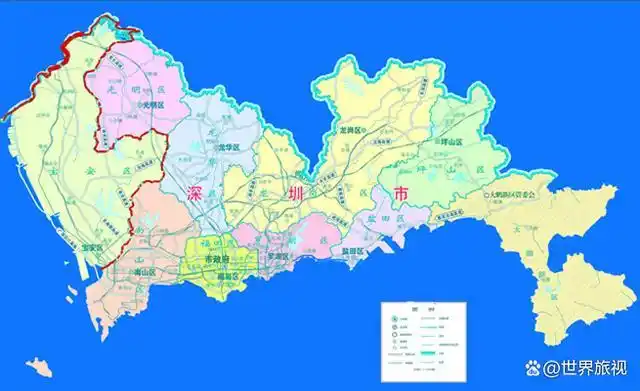 由此拉开深圳市高速发展的序幕,不足2000平方公里的面积,1760多万的