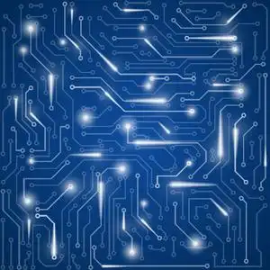 抽象技术高科技电路板纹理电路板图案.