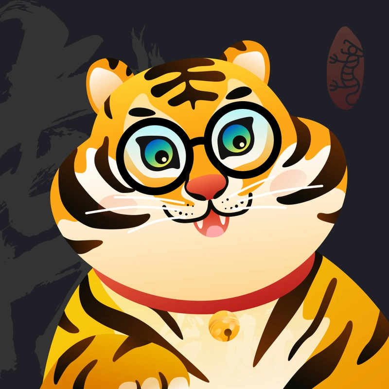 2022可爱霸气老虎头头像合集,不二马的小老虎太可爱啦