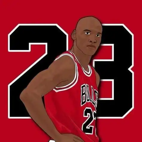 nba 官方球星头像乔丹