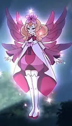 杜鹃花精灵王简笔画