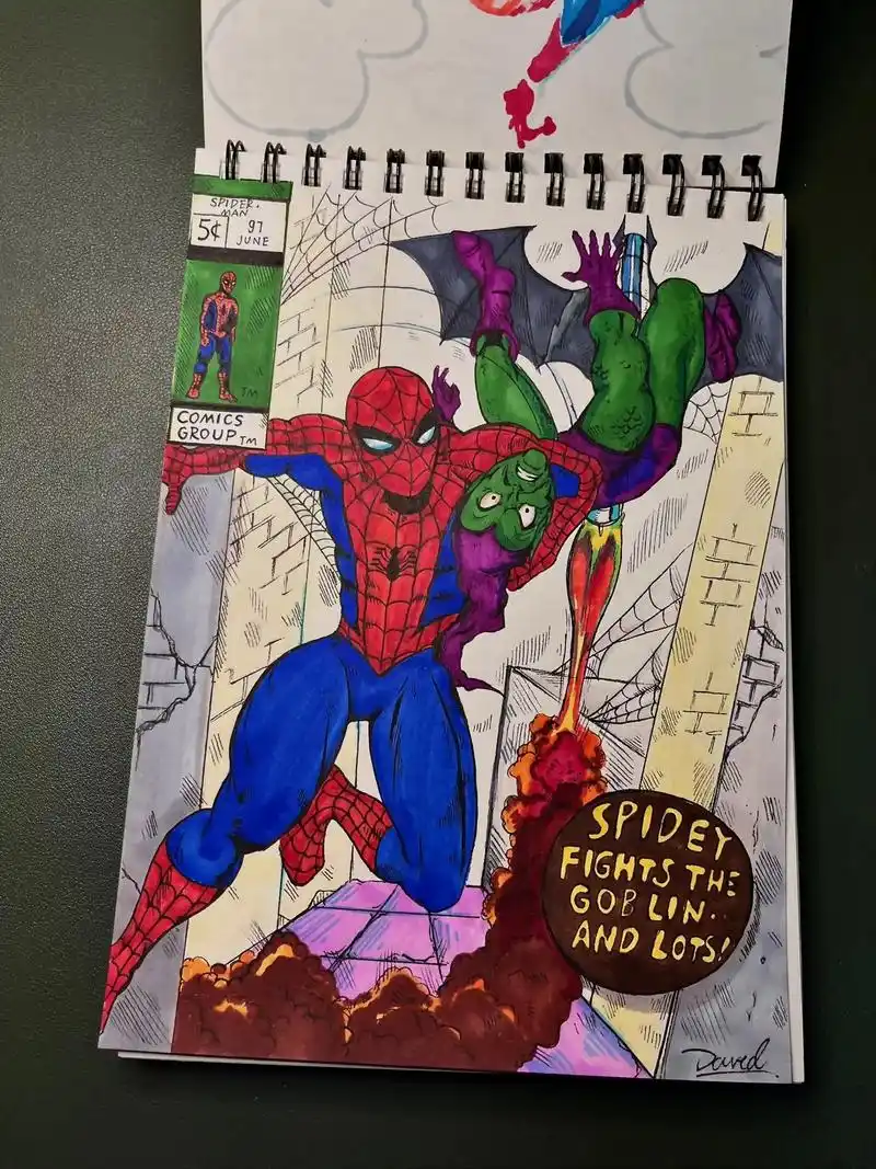 画画 #手绘 #漫威 #复仇者联盟 #蜘蛛侠