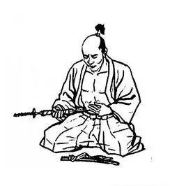表情日本武士切腹自杀简笔画怎么画切腹简笔画亲子简笔画大全表情