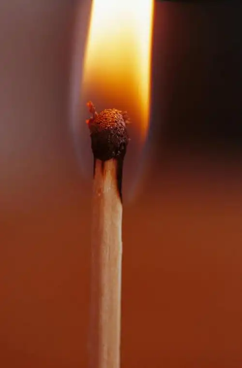 白天,正面,热情,火,一根,阴影,朦胧,模糊,反射,火柴,火焰,影子,燃烧