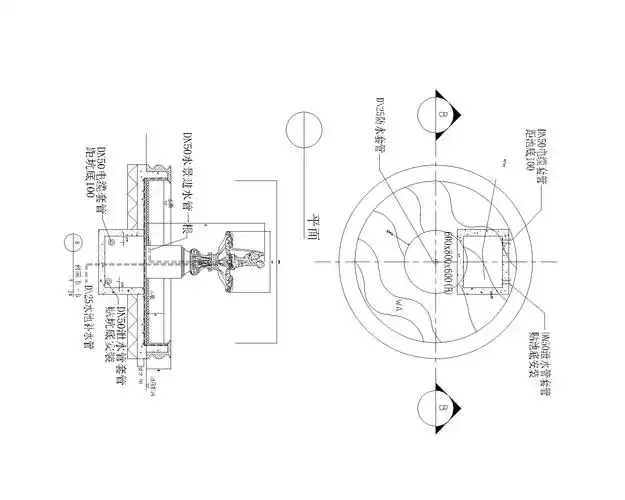 精选水景喷泉施工图(25套)