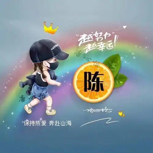 用你的名字制作微信头像,66张情侣款卡通艺术姓氏头像,等你来带走