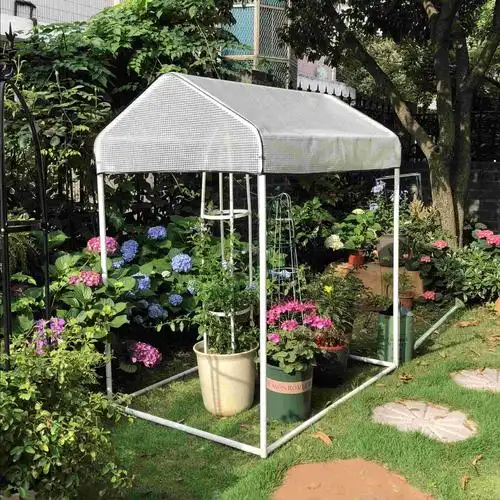 厂家直销简易温室花房小花棚家庭阳台庭院保温花暖房大棚ght13025