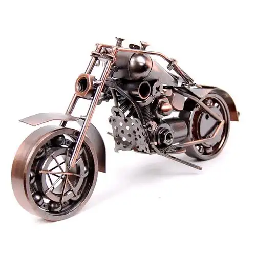 大号摩托车模型 欧式装饰品 办公室摆件 创意摆设 乔迁新居礼品
